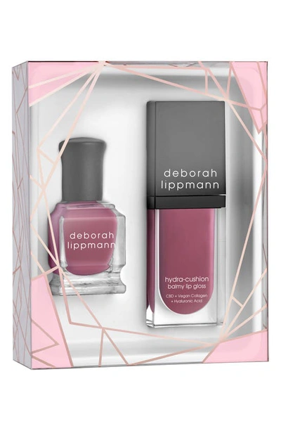 Shop Deborah Lippmann Lip & Nail Duet In Lay Lady Lay