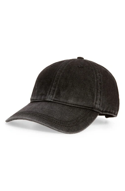 Shop Madewell Faded Denim Baseball Cap In Super Bleach Sublc