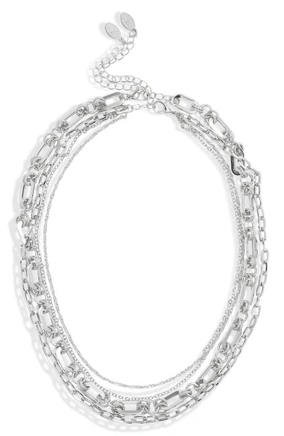 Shop 8 Other Reasons Jong Layered Necklace In Silver