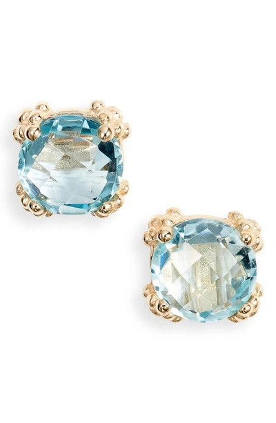 Shop Anzie Dew Drop Cluster Stud Earrings In Gold