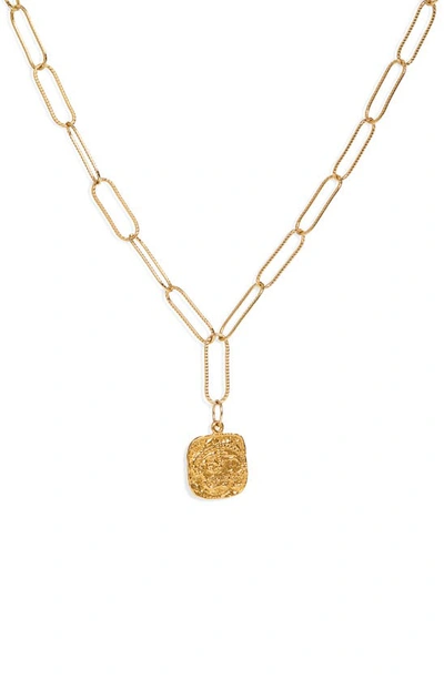 Shop Alighieri The Baby Infernal Storm Necklace In Gold