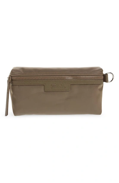 Shop Longchamp Le Pliage Neo Cosmetic Case In Taupe
