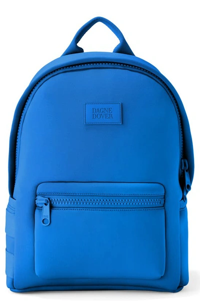 Shop Dagne Dover Medium Dakota Neoprene Backpack In Blueprint