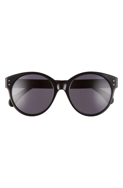 Shop Alaïa 54mm Round Sunglasses In Black