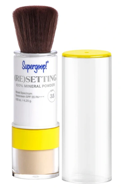Shop Supergoopr (re)setting 100% Mineral Powder Foundation Spf 35 In Translucent
