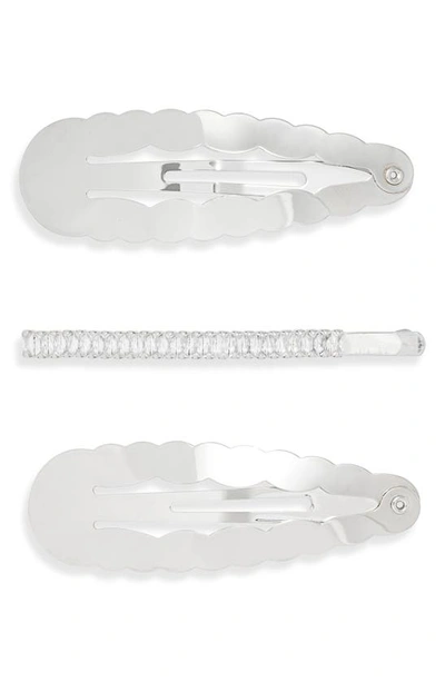 Shop 8 Other Reasons Primrose 3-pack Hair Clips In Silver