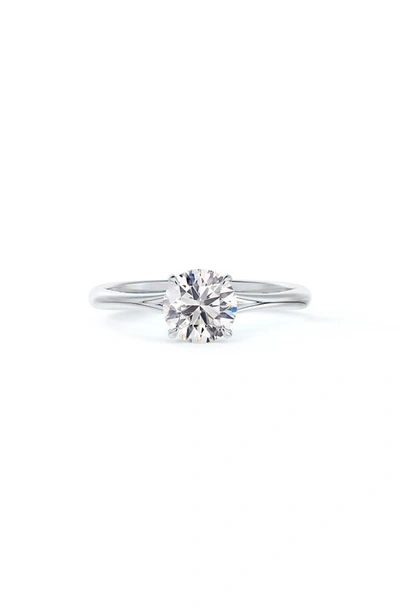 Shop Forevermark Icon™ Setting Round Diamond Engagement Ring In Platinum-d1.00ct