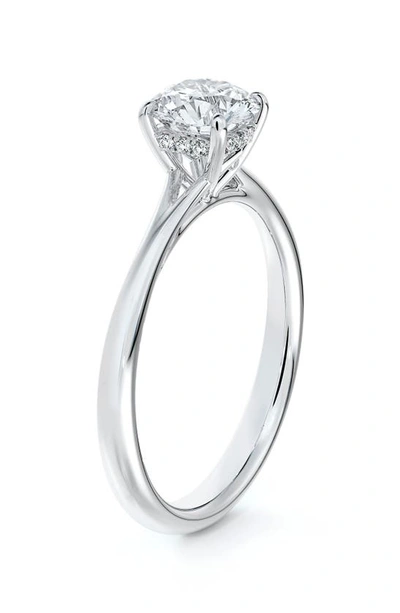 Shop Forevermark Icon™ Setting Round Diamond Engagement Ring In Platinum-d0.70ct