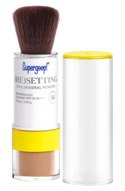 Shop Supergoopr (re)setting 100% Mineral Powder Foundation Spf 35 In Deep