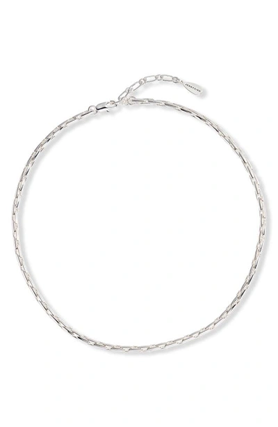 Shop Jenny Bird Constance Chain Necklace In High Polish Silver