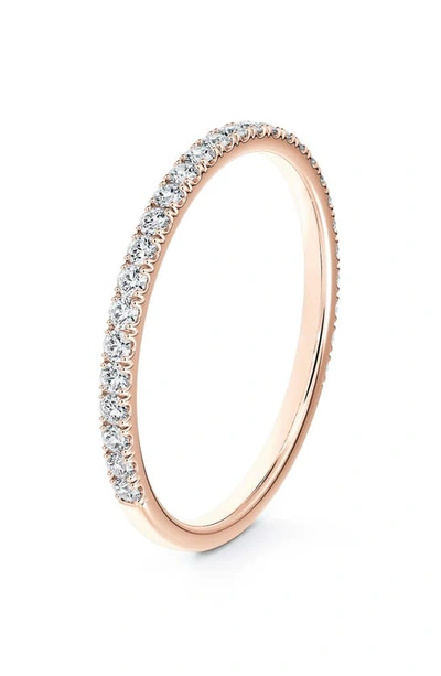 Shop Forevermark Engagement & Commitment Pavé Diamond Band In Rose Gold