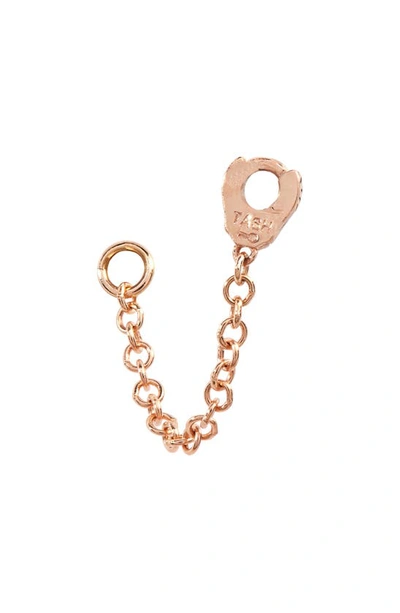 Shop Maria Tash Handcuff Connector Earring Charm In Rose Gold