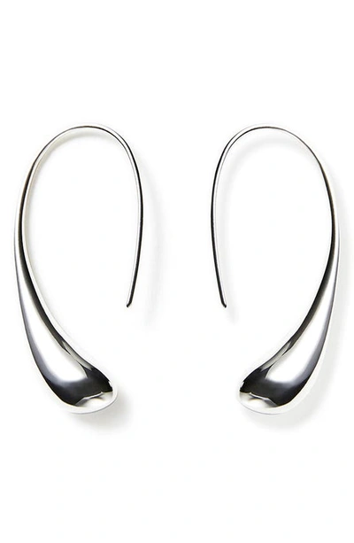 Shop Lafayette 148 Dewdrop Earrings In Silver