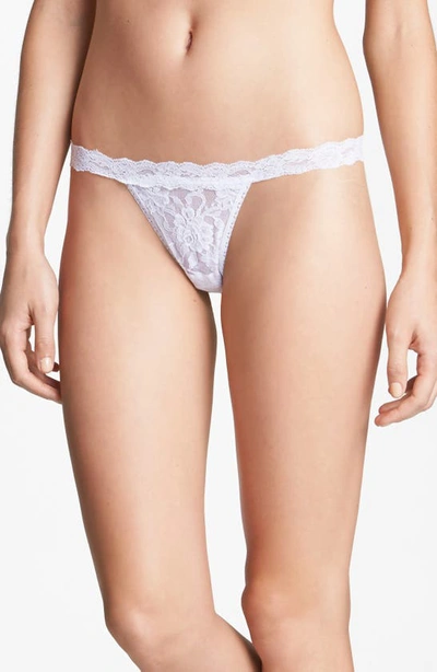 Shop Hanky Panky 'signature Lace' Low Rise G-string In White