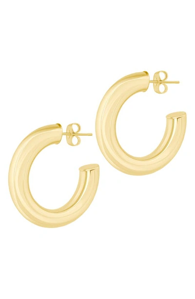 Shop Electric Picks Idol Hoop Earrings In Gold