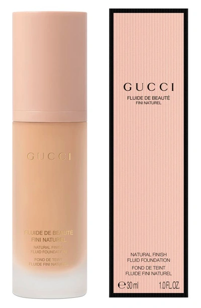 Shop Gucci Natural Finish Fluid Foundation In 210c