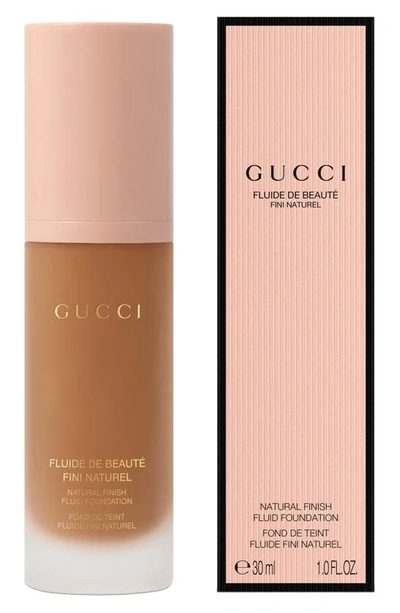 Shop Gucci Natural Finish Fluid Foundation In 320c