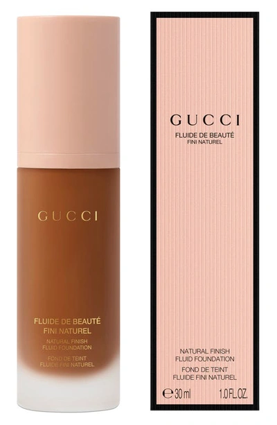 Shop Gucci Natural Finish Fluid Foundation In 420n
