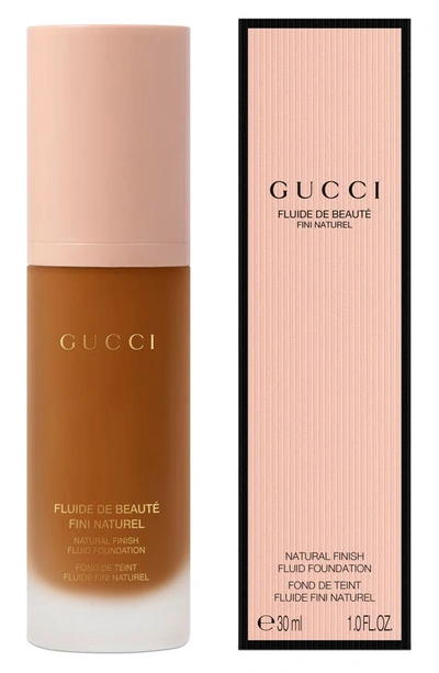 Shop Gucci Natural Finish Fluid Foundation In 410w