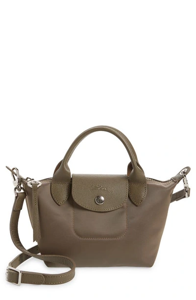 Longchamp Extra Small Le Pliage Neo Nylon Top Handle Bag In Taupe | ModeSens