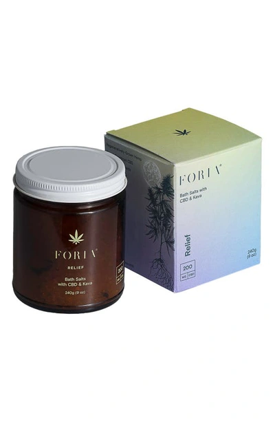 Shop Foria ® Relief Bath Salts With Cbd & Kava