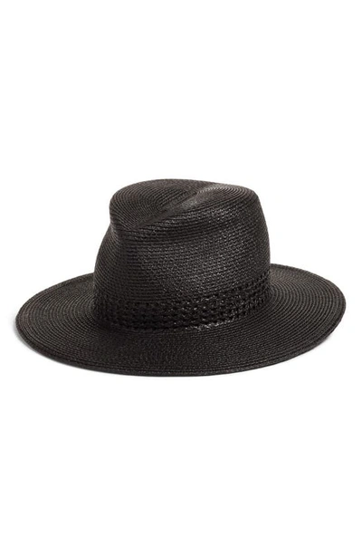 Shop Eric Javits Bayou Packable Squishee(r) Fedora In Black