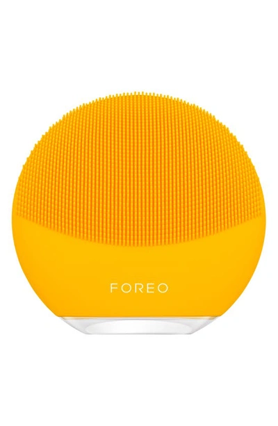 Shop Foreo Luna™ Mini 3 Compact Facial Cleansing Device In Sunflower Yellow