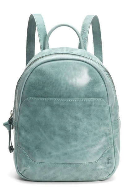 Shop Frye Medium Melissa Calfskin Leather Backpack In Sky