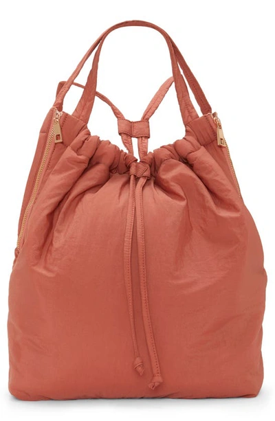 Shop Vince Camuto Harlo Nylon Backpack In Moroccan Clay
