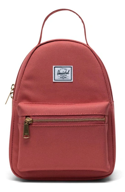 Shop Herschel Supply Co Mini Nova Backpack In Dusty Cedar