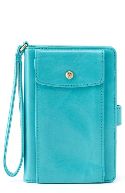 Shop Hobo Act Wristlet In Aqua