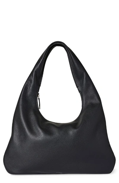 Shop The Row Medium Everyday Leather Shoulder Bag In Black