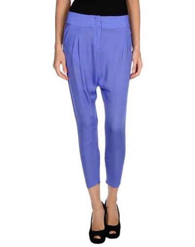 Just Cavalli Casual Pants In Bright Blue