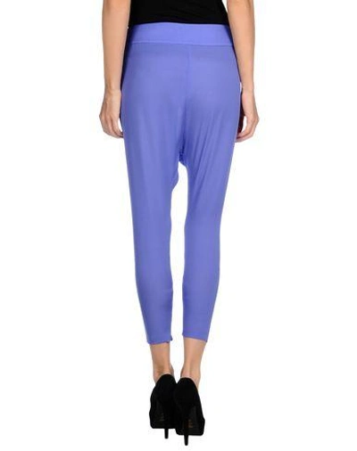 Shop Just Cavalli Casual Pants In Bright Blue