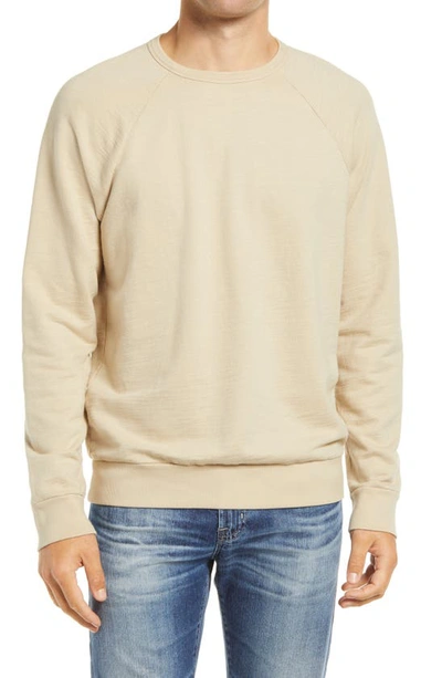 Shop Ag Crewneck Sweatshirt In Yuma Sand