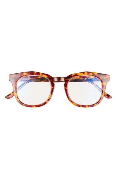 Shop Diff Darcy 51mm Blue Light Blocking Reading Glasses In Tortoise/ Clear