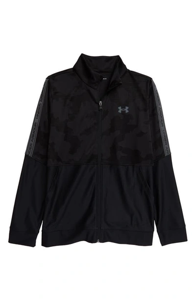 Shop Under Armour Kids' Prototype Jacket In Black/ Pitch Gray