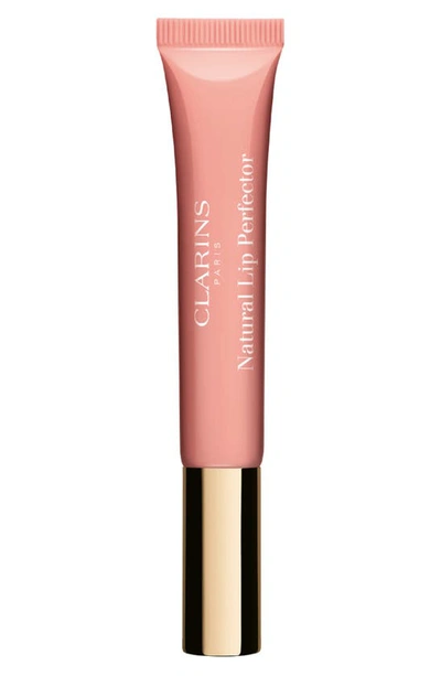Shop Clarins Natural Lip Perfector Lip Gloss In Apricot Shimmer 02
