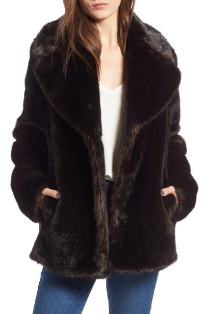 Shop Kendall + Kylie Faux Fur Jacket In Brown