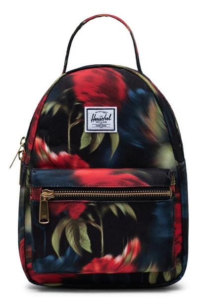 Shop Herschel Supply Co. Mini Nova Backpack In Blurry Roses
