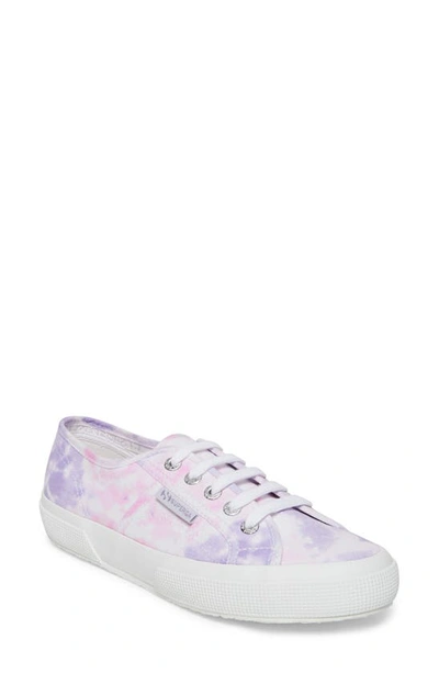 Shop Superga Fantasy Cotu Sneaker In Pink Purple Tie Dye