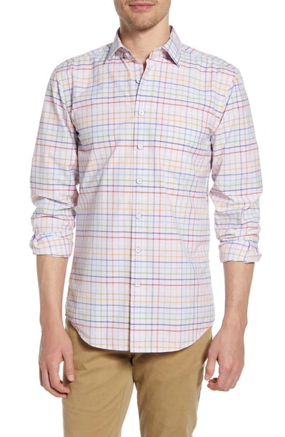 Shop Rodd & Gunn Wiltshire Check Regular Fit Button-up Shirt In Quartz