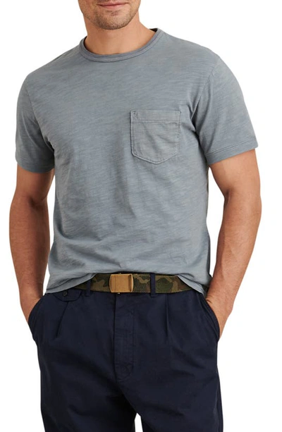 Shop Alex Mill Crewneck T-shirt In Green Slate