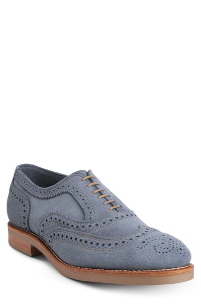 Shop Allen Edmonds Neumok Wingtip In Denim