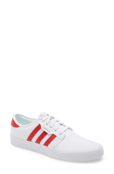 Shop Adidas Originals Seeley Xt Skate Sneaker In White/ Scarlet/ White