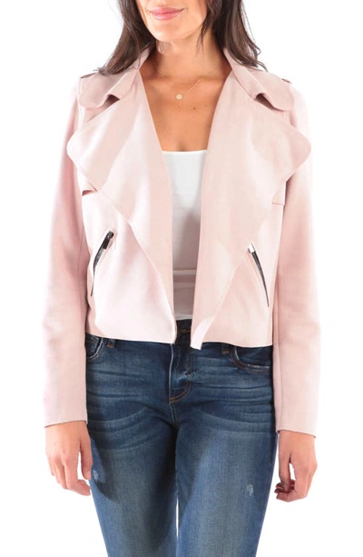 Shop Kut From The Kloth Jacee Draped Moto Jacket In Light Rose