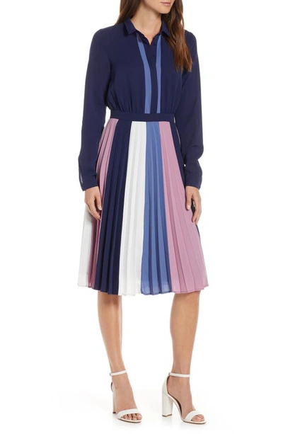 Colorblock midi dress on sale 1901