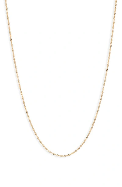 Shop Bony Levy 14k Gold Twisted Chain Necklace In Yellow Gold