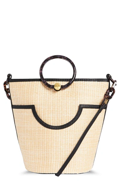 Shop Ted Baker Amayi Woven Tote Bag In Black