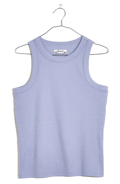Shop Madewell Brightside Tank Top In Craft Blue
